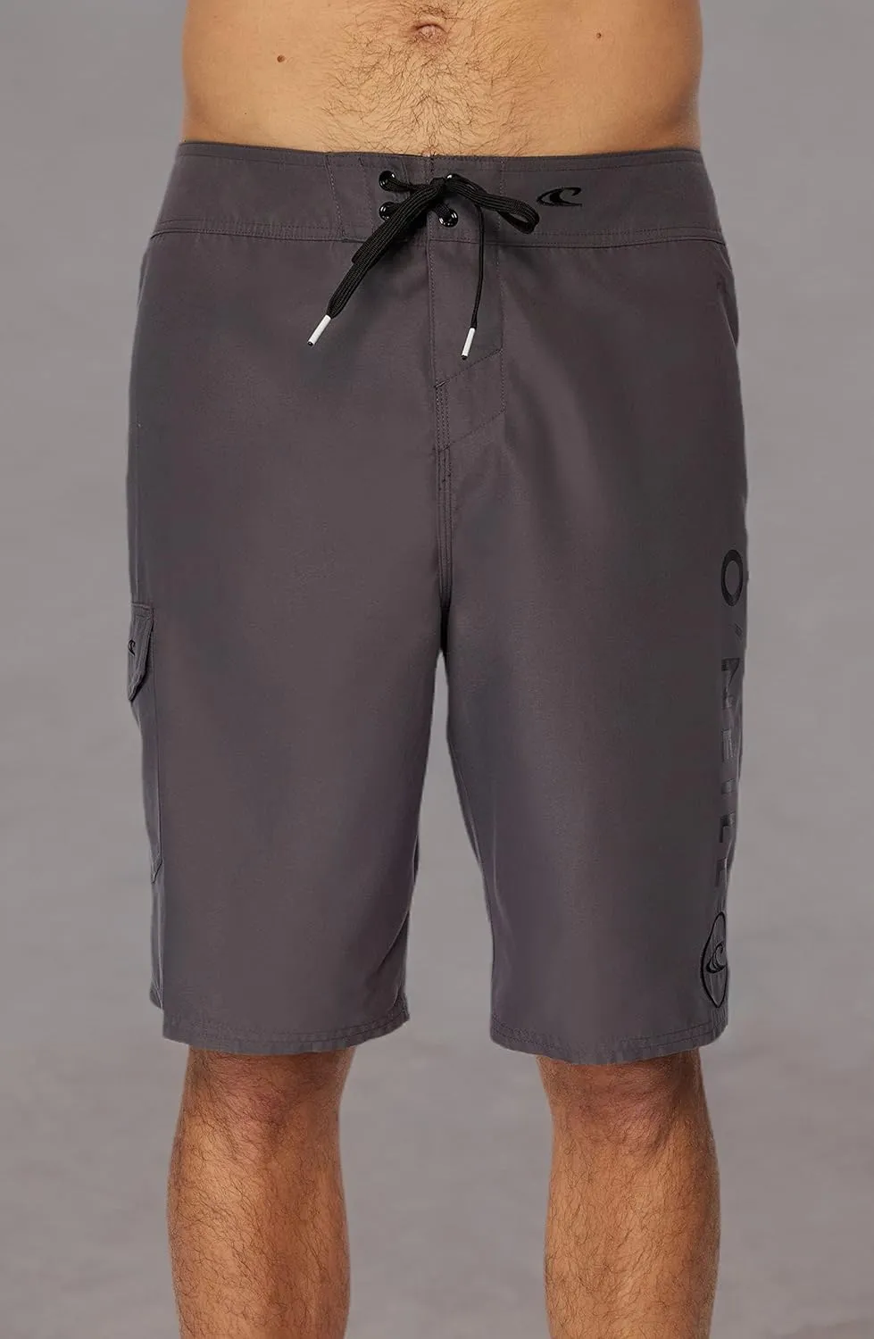 O'NEILL Men's 21 Inch Solid Boardshorts-Water Resistant Swim Trunks for Men with Quick Dry Stretch Fabric and Pockets