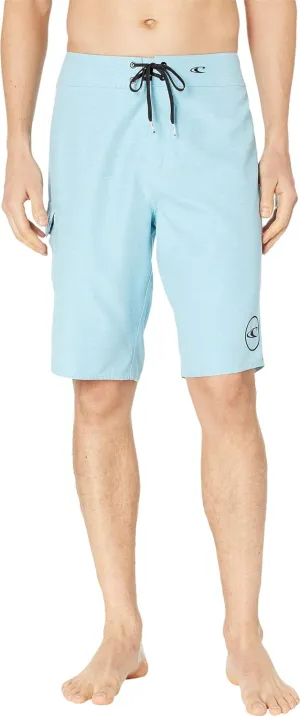 O'NEILL Men's 21 Inch Solid Boardshorts-Water Resistant Swim Trunks for Men with Quick Dry Stretch Fabric and Pockets