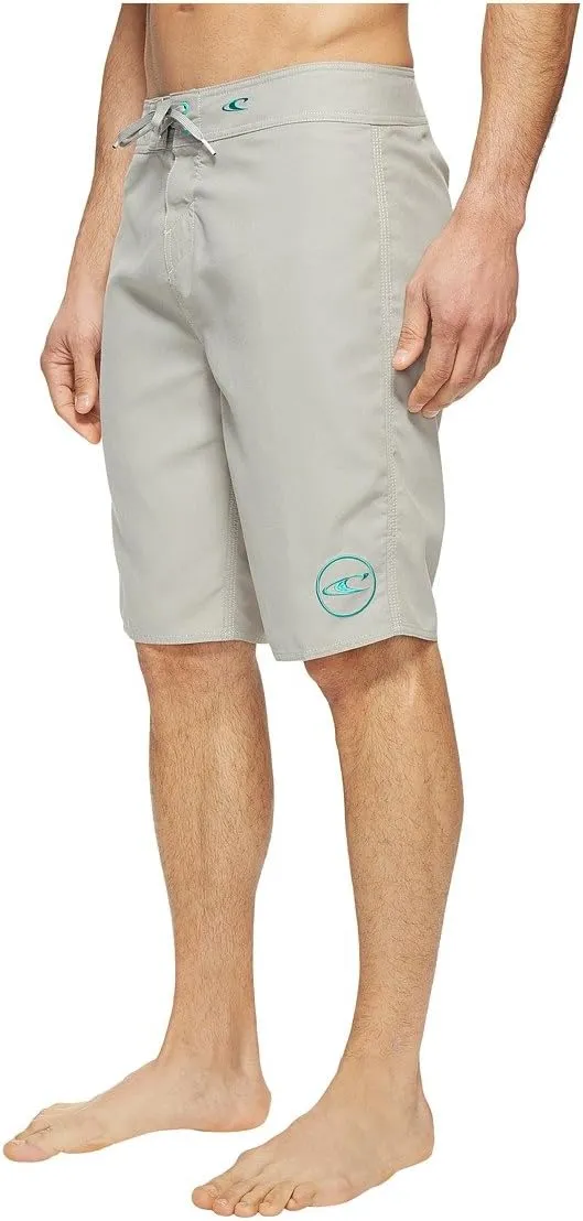 O'NEILL Men's 21 Inch Solid Boardshorts-Water Resistant Swim Trunks for Men with Quick Dry Stretch Fabric and Pockets