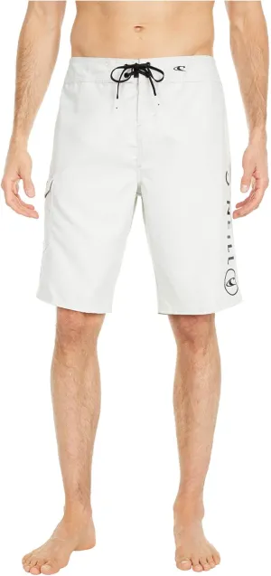 O'NEILL Men's 21 Inch Solid Boardshorts-Water Resistant Swim Trunks for Men with Quick Dry Stretch Fabric and Pockets