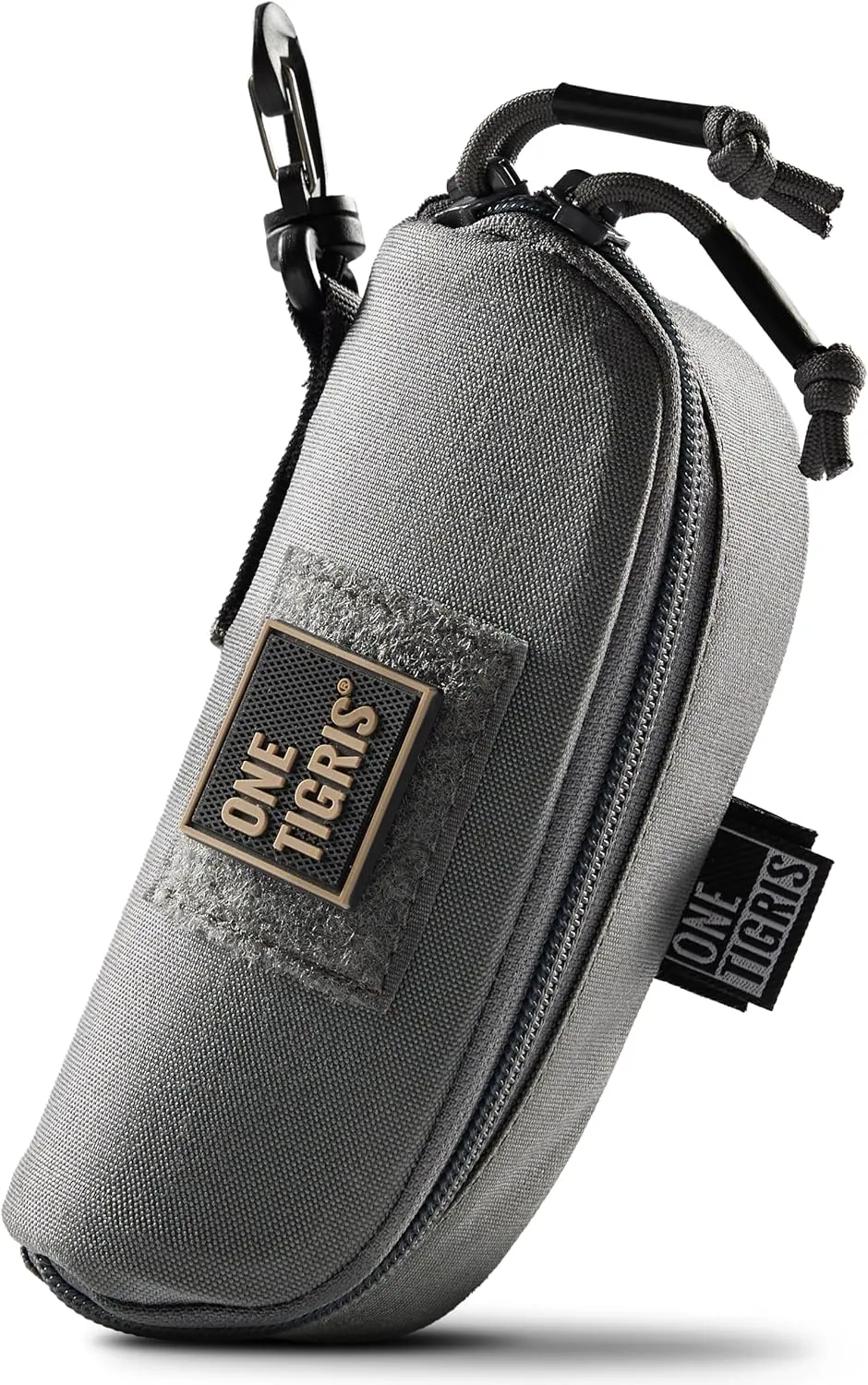 OneTigris Eyeglasses Hard Case Tactical Molle Zipper Sunglasses Carrying Case 1000D Nylon with Clip