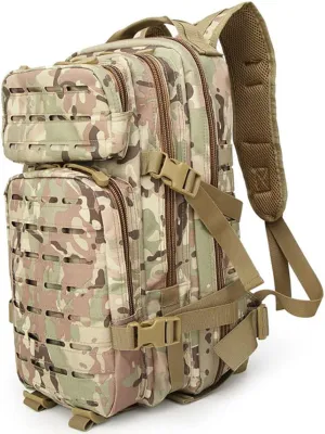 Outdoor Sports Pack Hiking Bag Tactical Rucksack Camo Knapsack Combat Camouflage Tactical Molle 30L Backpack