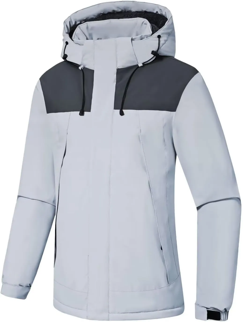 Pdbokew Women's Skiing Snowboarding Jackets Fleece Hood Mountain Snow Coat