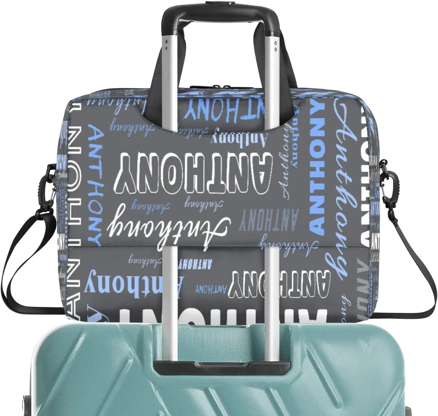 Personalized Picture Laptop Tote Custom Name Laptop Case Shoulder Bag Messenger Computer Bags Laptop Adjustable Shoulder