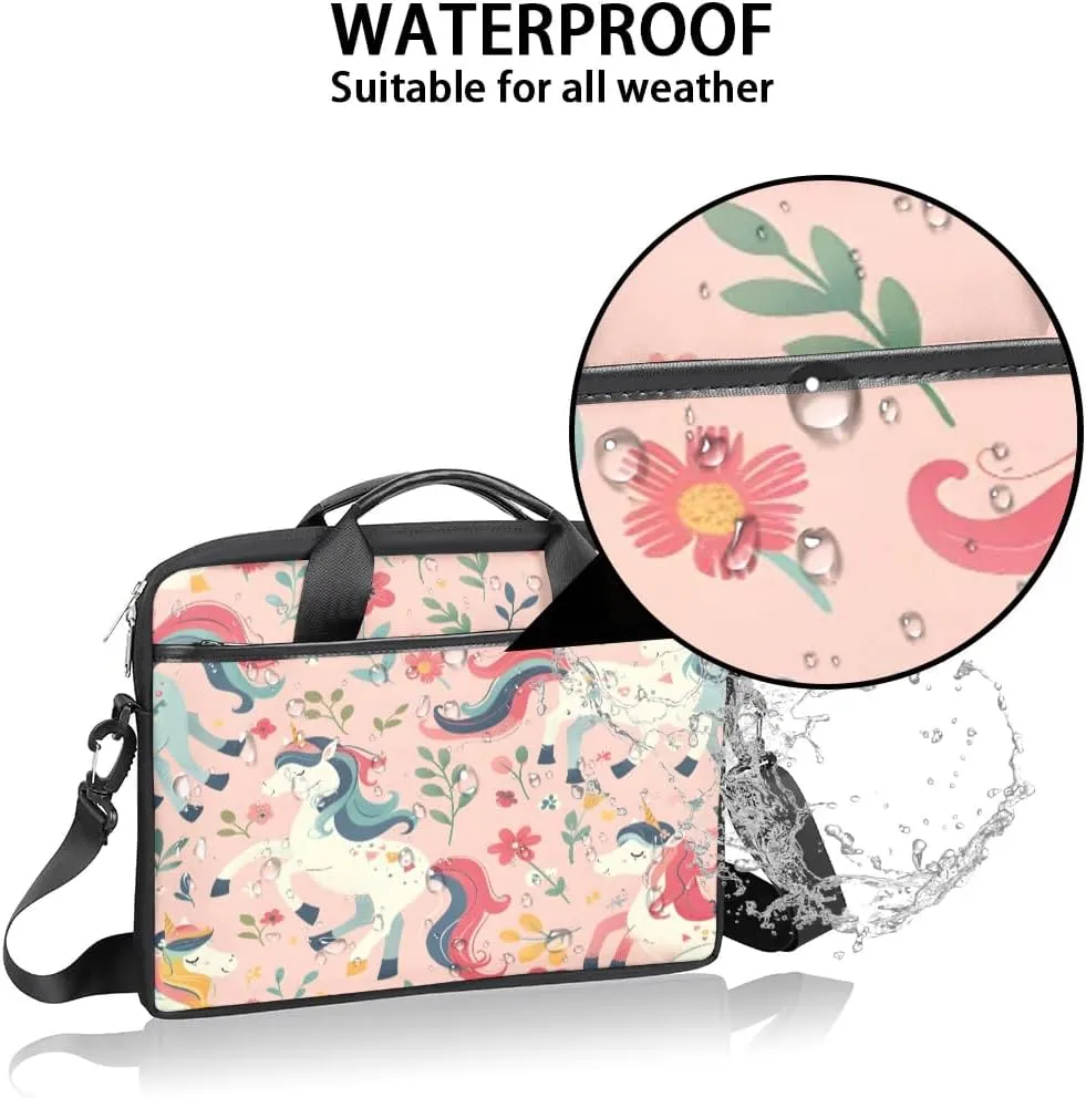 Piggy Pink 15 Inch Laptop Bag Laptop Shoulder Bag Computer Cases for Laptops or Tablets