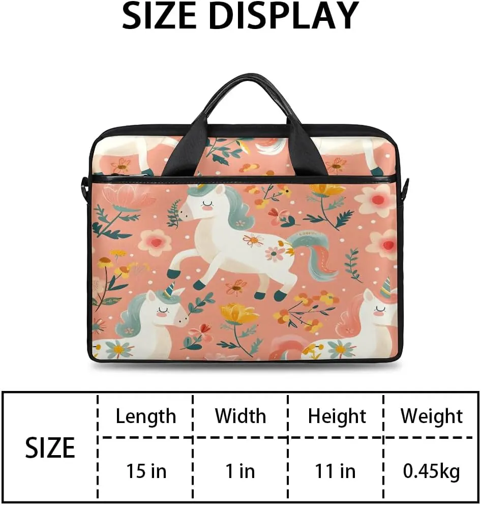 Piggy Pink 15 Inch Laptop Bag Laptop Shoulder Bag Computer Cases for Laptops or Tablets
