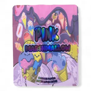 Pink Marshmallow (Cream Mallows) Mylar Bag 3.5 Grams