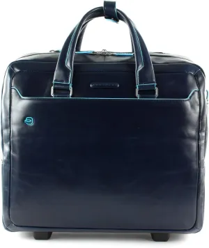 Piquadro Suitcase Bv4729b2 Pilotina Unisex Trolley Leather Blue