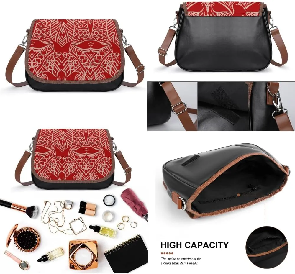 Polynesian Women'S Crossbody Bag Multi-Functional Work And Travel Bag Fashionable Youth Small Bag Customized