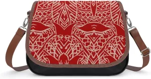 Polynesian Women'S Crossbody Bag Multi-Functional Work And Travel Bag Fashionable Youth Small Bag Customized