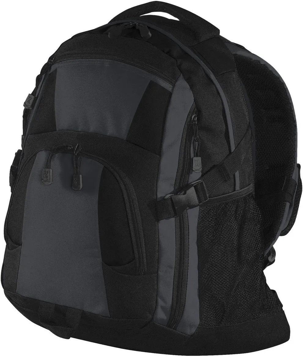 Port Authority Urban Backpack. BG77, Black/ Magnet/ Black, OSFA