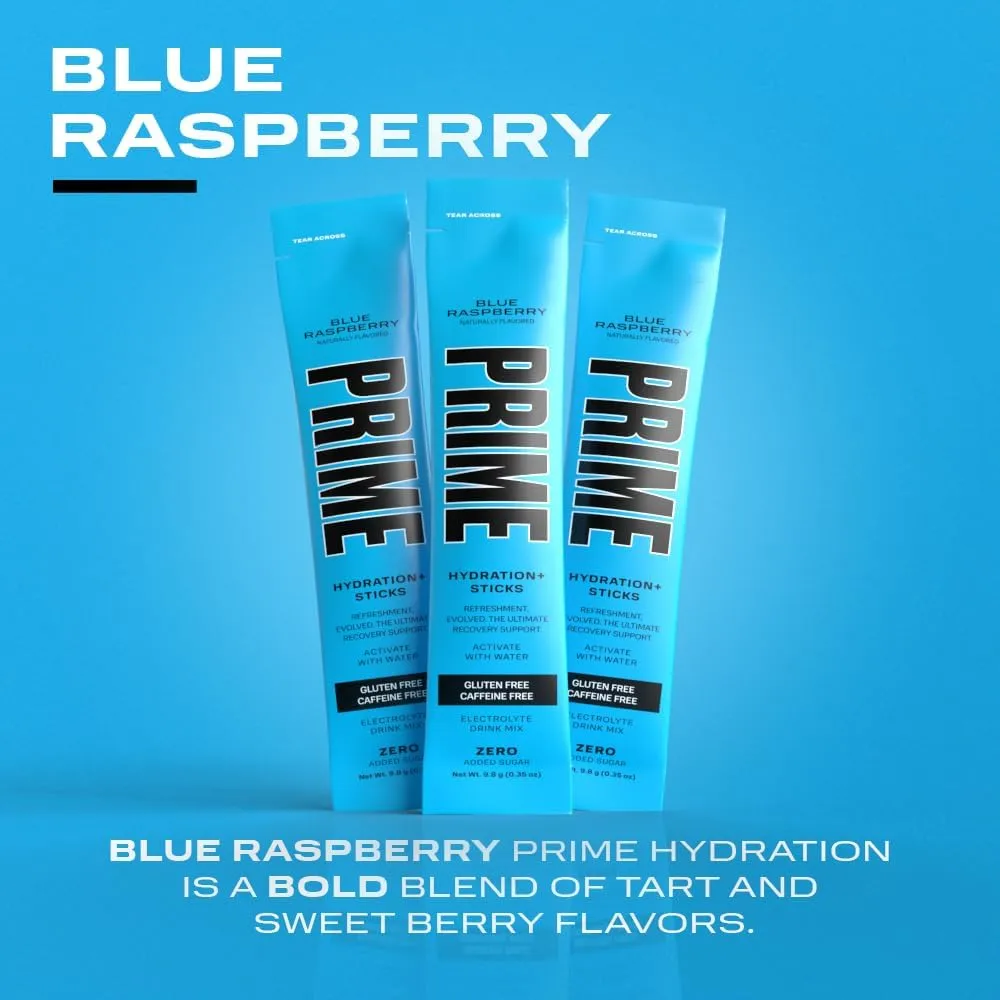 PRIME HYDRATION  Sticks Variety Pack | Hydration Powder Single Serve Sticks | Electrolyte Powder On The Go | Low Sugar | Caffeine-Free | Vegan | 30 Sticks