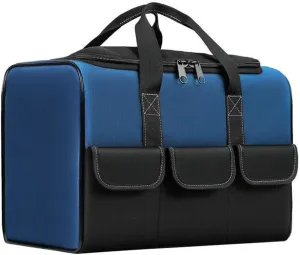Professional Tool Pouches With Expanded Space Splashproof Organized Tool Bag For Electrician Gear Organization