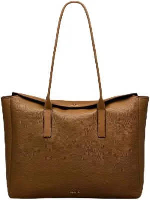 RADLEY London Carpenter Yard Women's Leather Large Flapover Tote, Milka