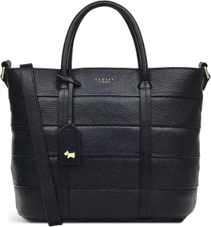 RADLEY London Farringdon Women’s Medium Leather Ziptop Satchel Handbag