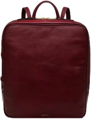 RADLEY London Greyfriars Garden 2.0 Women’s Large Leather Zip Around Backpack, Merlot