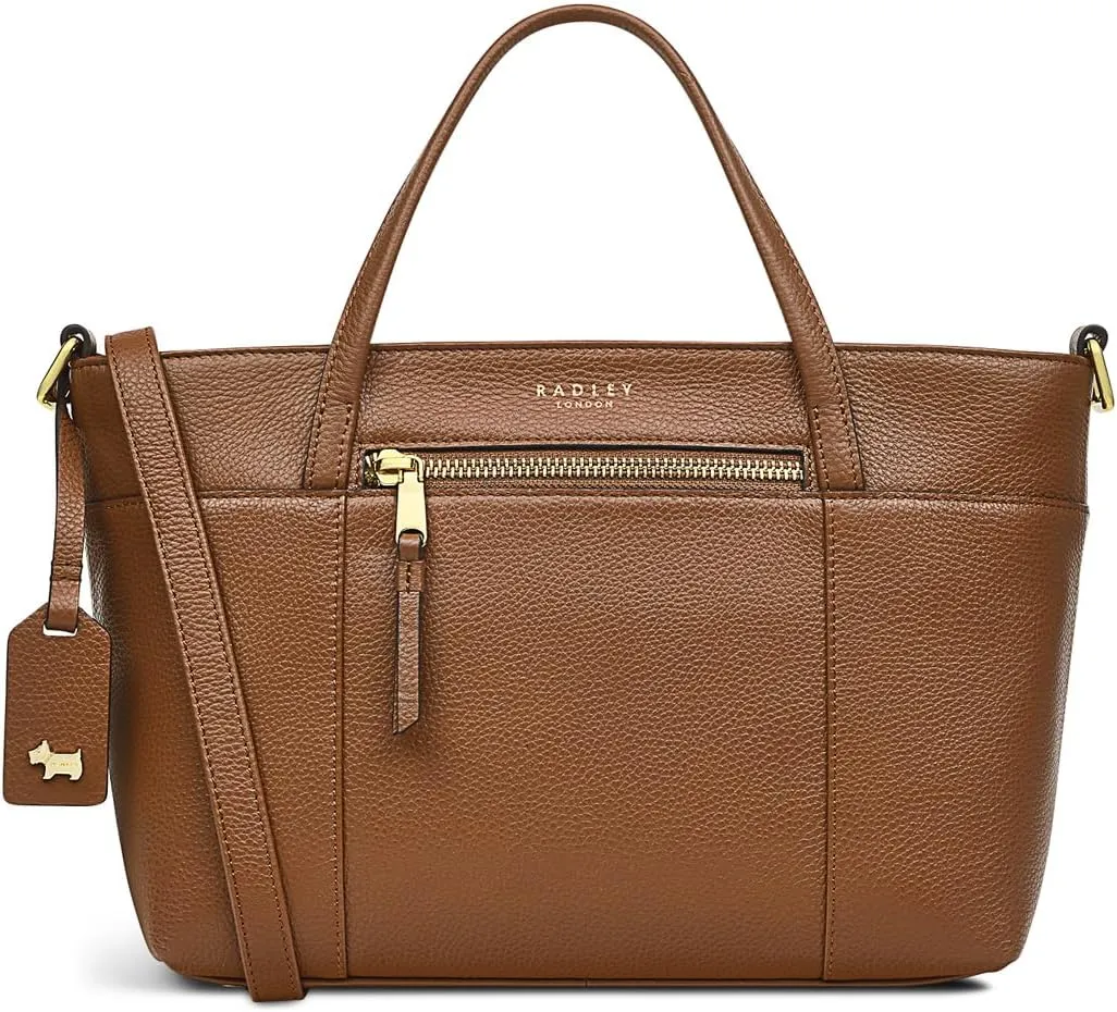RADLEY London Porchester Square Women's Medium Leather Ziptop Satchel Bag