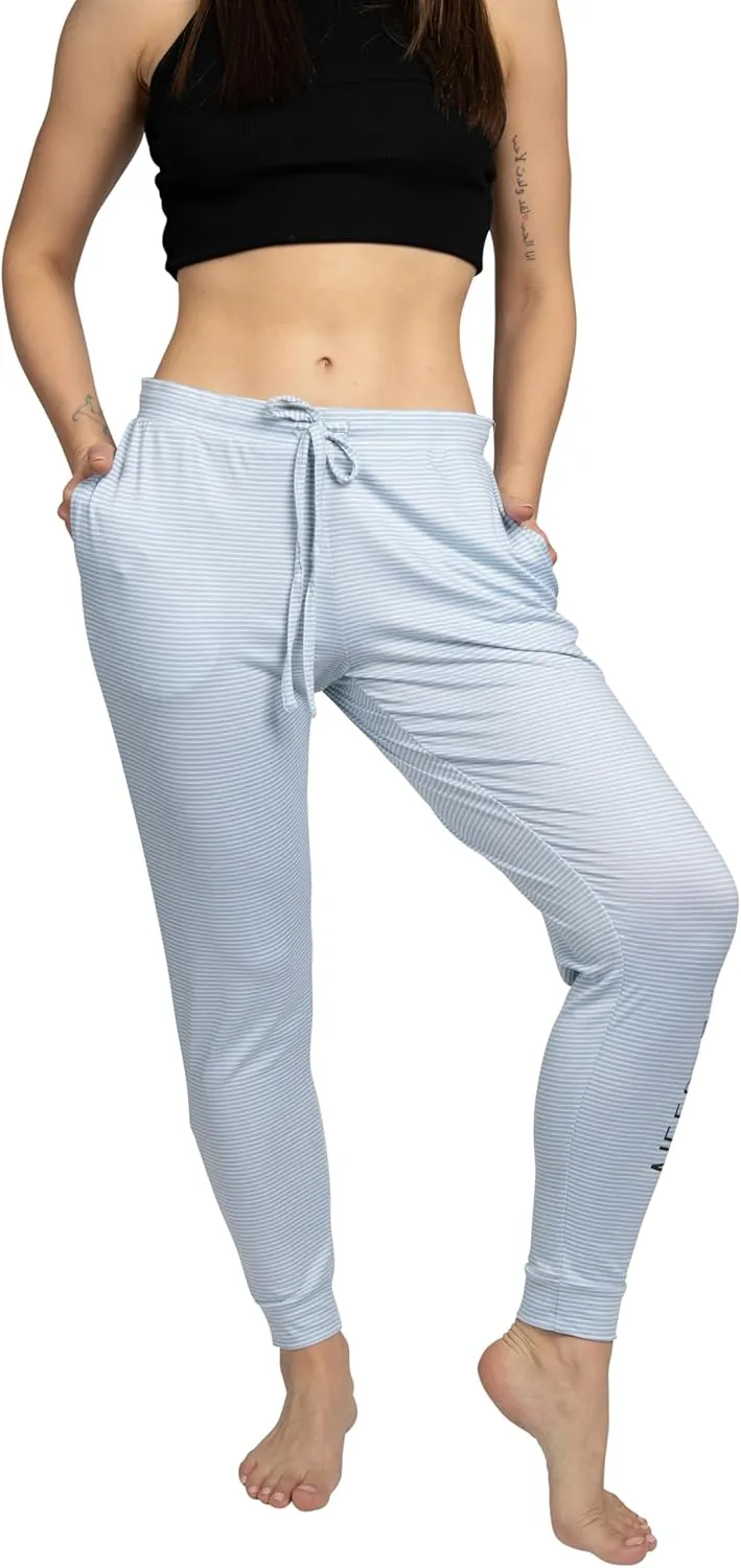 Rae Dunn Women's Jogger Pajama Pants with Pockets and Drawstring Made of Soft Fabric