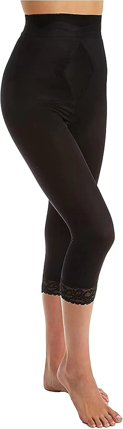 Rago Women's Plus Diet Minded High Waist Pantliner, 6266X, Black, 6X