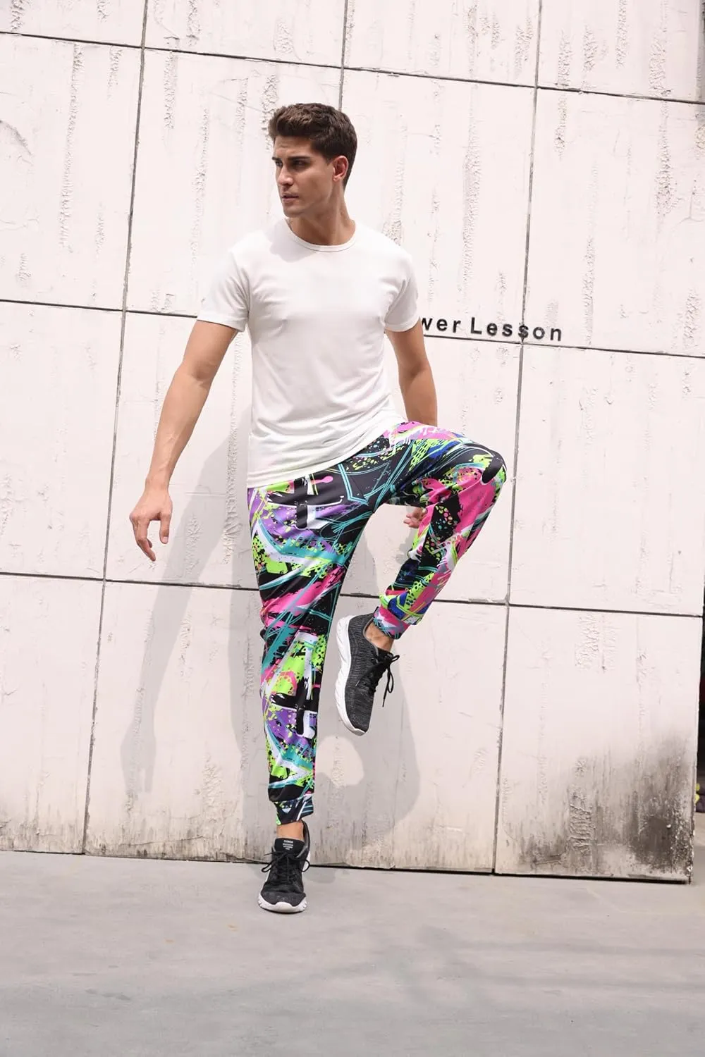 RAISEVERN Mens Sweatpants with Pockets Joggers for Men Sports Casual Sweat Pants with Drawstring