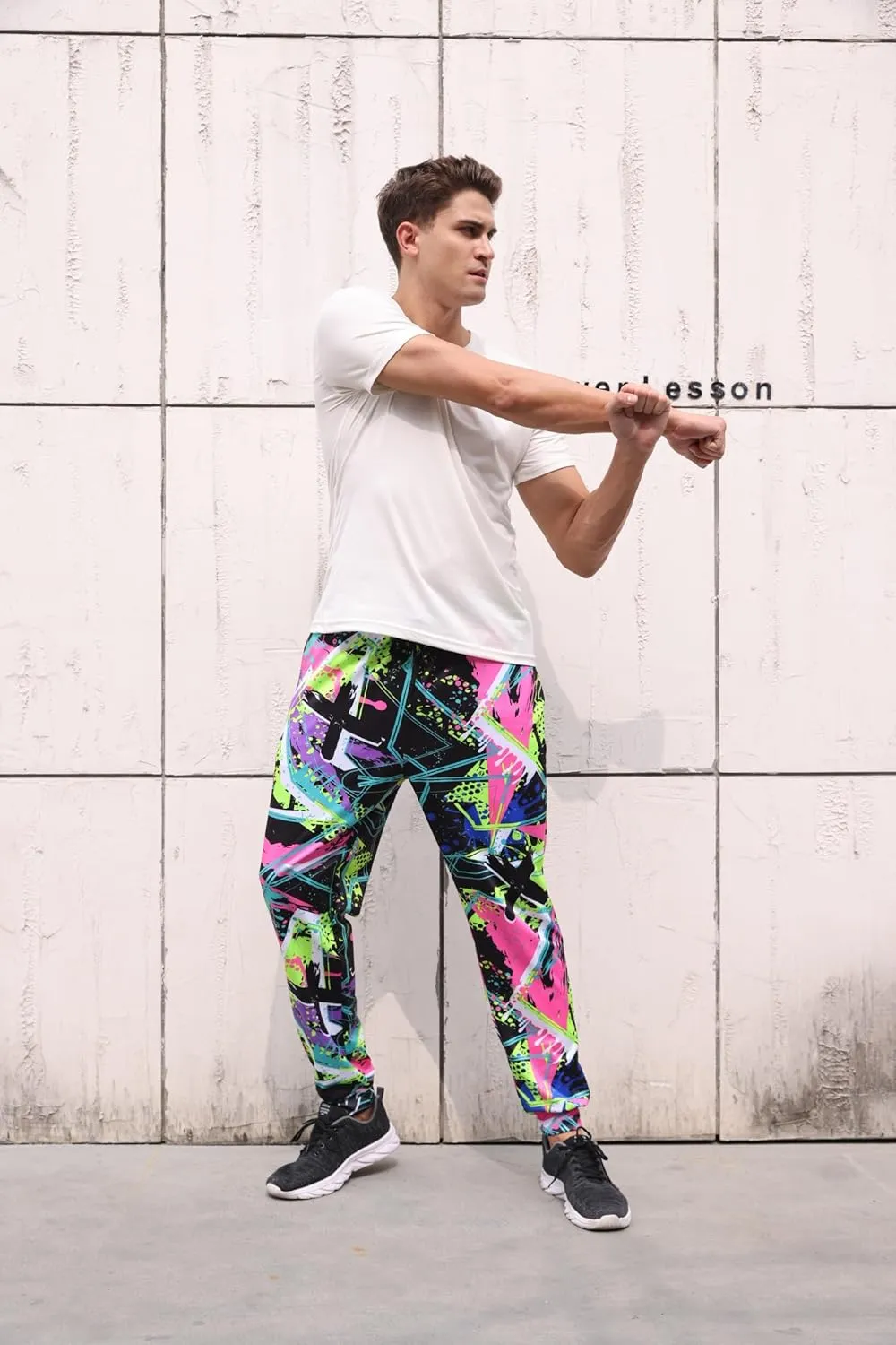 RAISEVERN Mens Sweatpants with Pockets Joggers for Men Sports Casual Sweat Pants with Drawstring