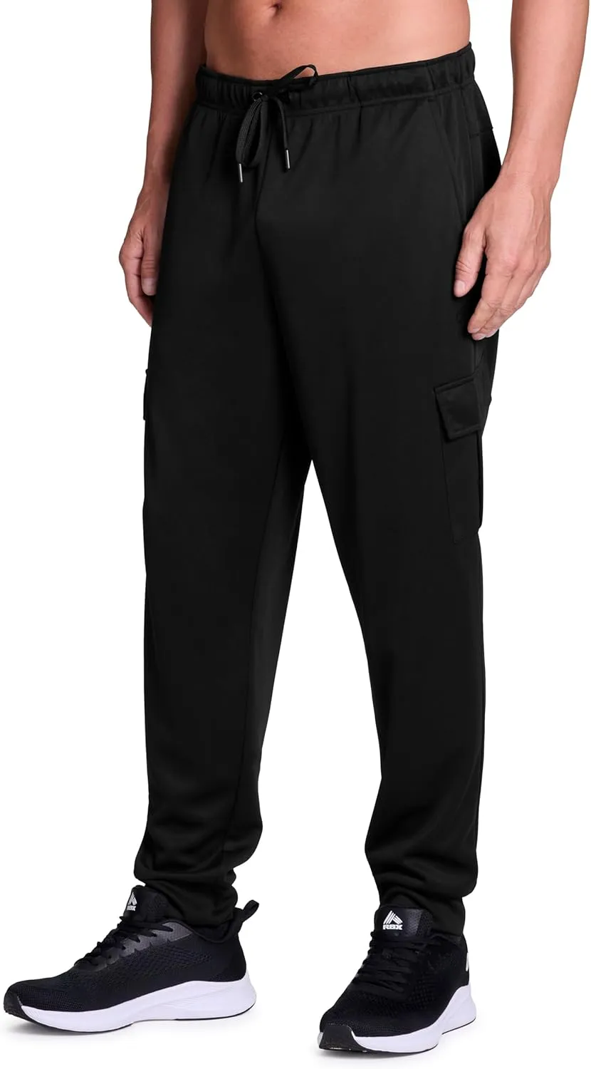 RBX Active Men's Athletic Performance Quick Dry Breathable Tapered Jogger Sweatpant with Pockets