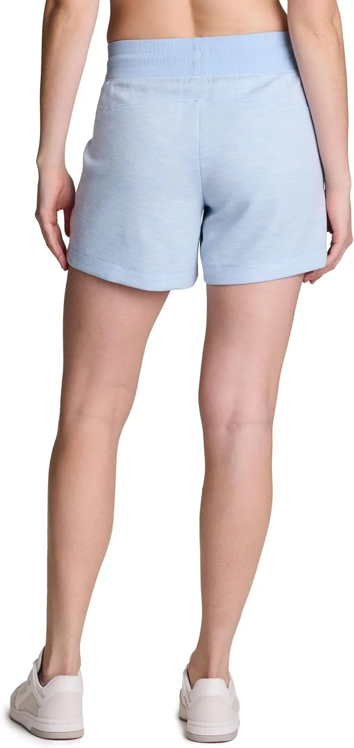 RBX Women's Lounge Short, Buttery Soft Luxe Athleisure Fabric Yoga Gym Shorts with Pockets and Drawstring Waistband