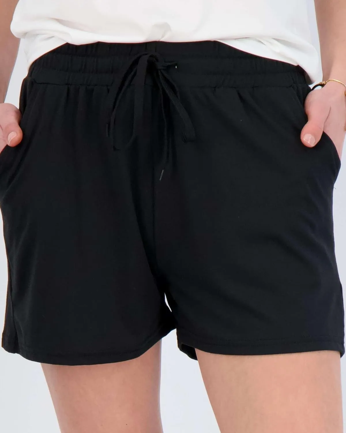 Real Essentials 3 Pack: Womens Ultra-Soft Athletic Lounge Casual Sweat Shorts with Pockets (Available in Plus Size)