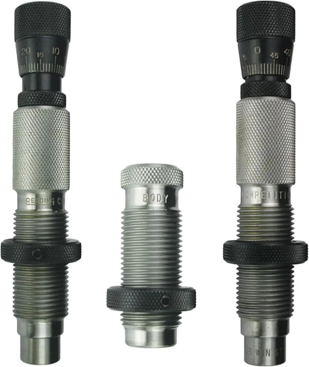 REDDING Competition Bushing Neck Durable Gunsmithing Reloading Die Set With Competition Bullet Seating Die Compatible with 338 Lapua Mag Cartridge