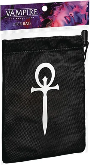 Renegade Game Studios | Vampire: The Masquerade 5th Edition Dice Bag | Roleplaying Game Accessory