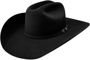 RESISTOL Mens RFUSTR-724207 6X USTRC 41/4` Pre-Creased Felt Ha 71/2 Black