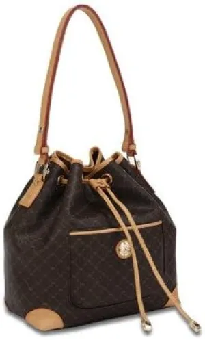 Rioni Signature Drawstring Shoulder Bag