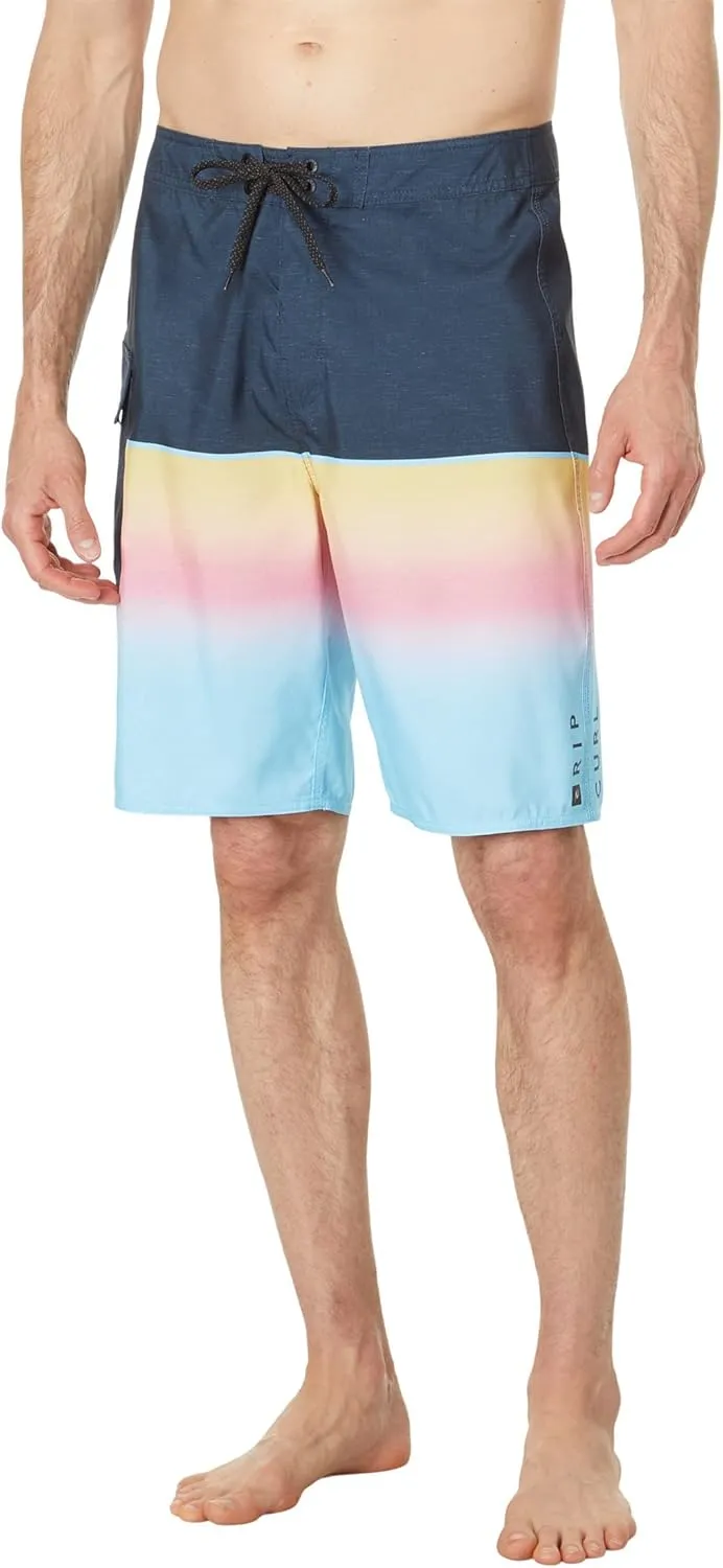 Rip Curl Dawn Patrol 21" Boardshorts for Men - Ripsuede Fabric - Pure Polyester - Engineered Sublimation Print