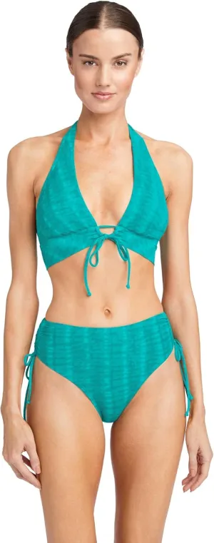 Robin Piccone Sahara Halter Top Aqua Teal LG (US 12-14)