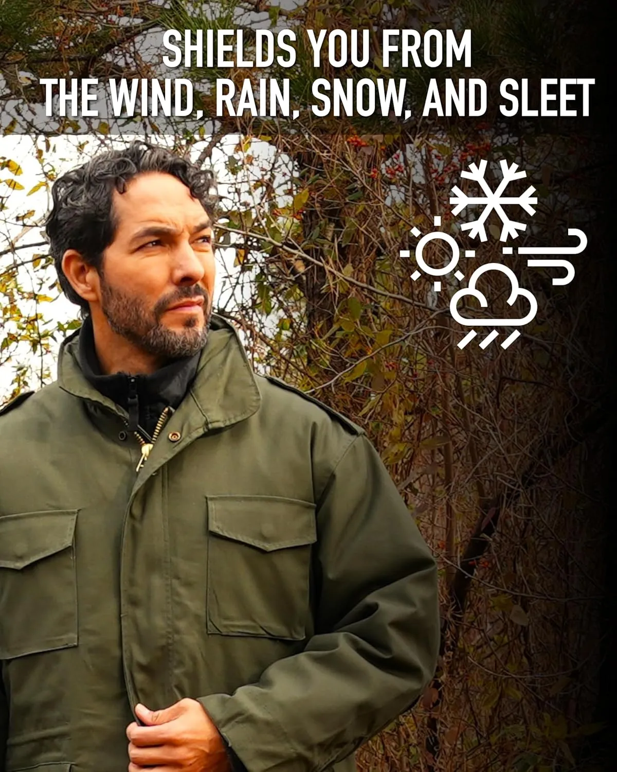 Rothco Camo M-65 Field Jacket - Weather Ready Durability