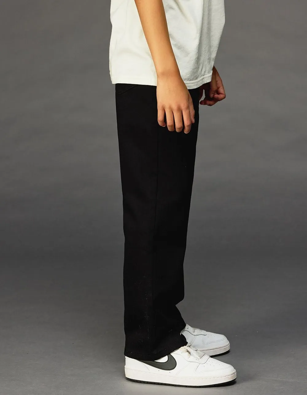 Rsq Boys Straight Black Jeans