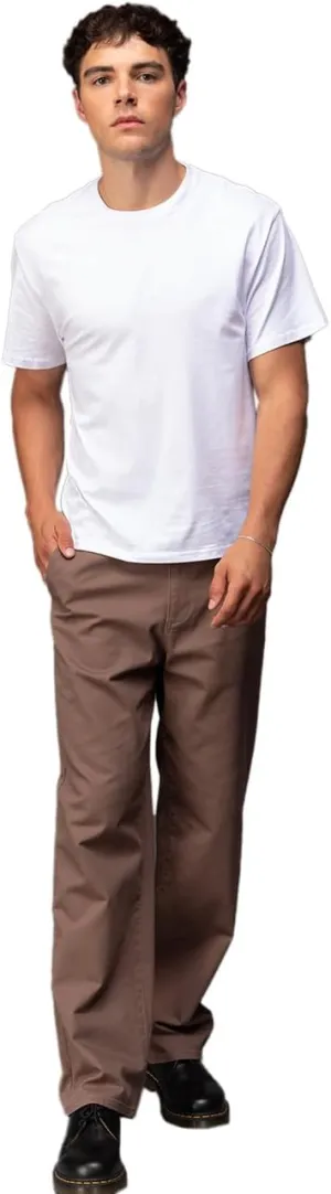 Rsq Loose Chino Pants Faded Brown
