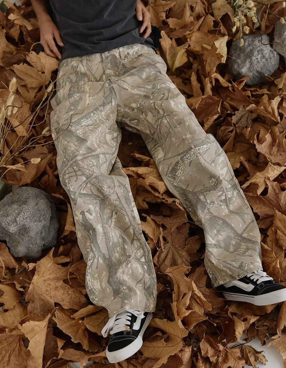 Rsq Mens Baggy 5 Pocket Leopard Pants