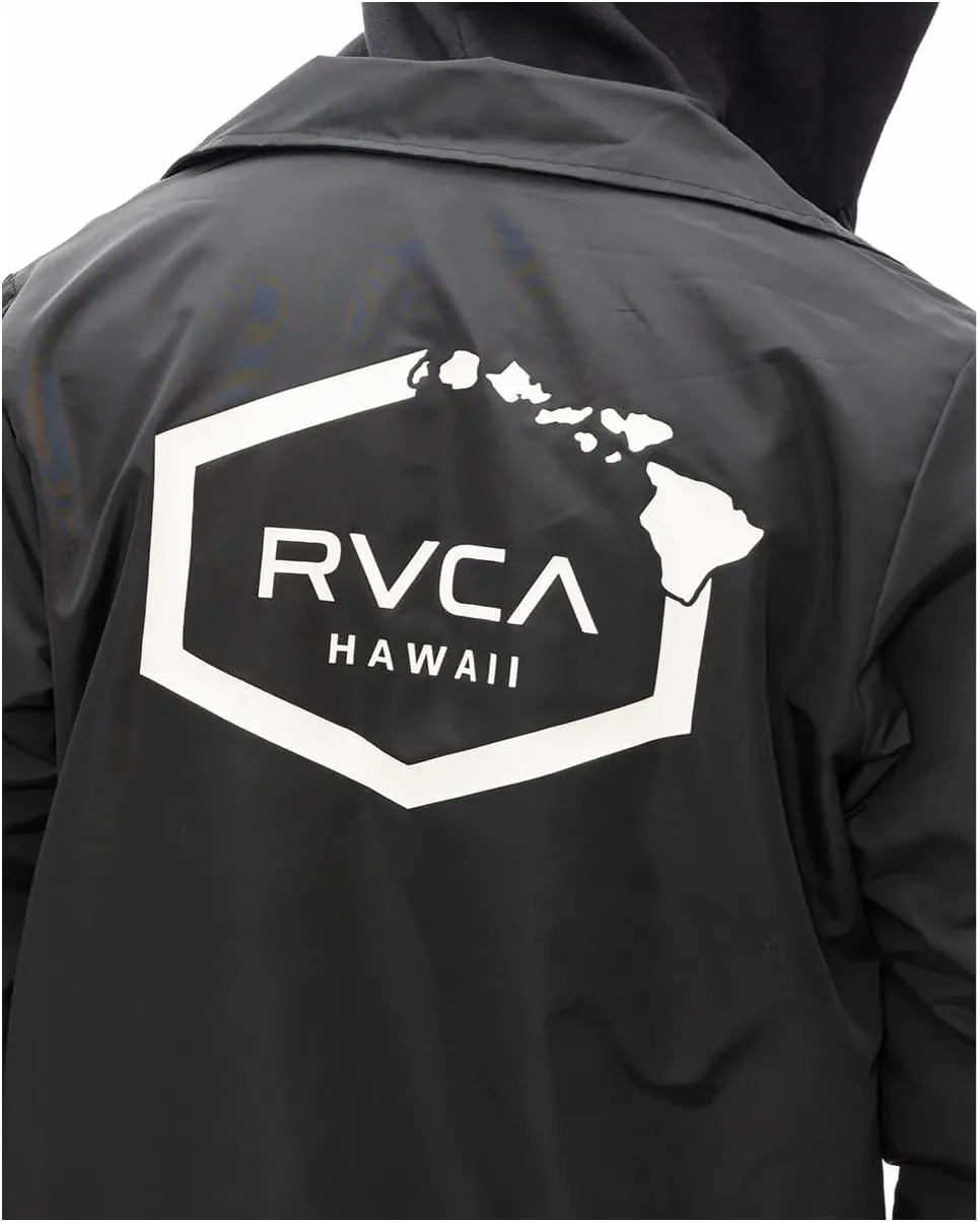 RVCA - Mens Island Hex Coaches Jacket