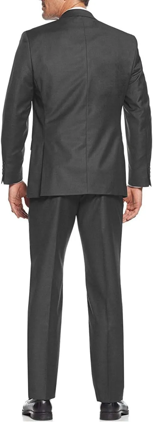 Salvatore Exte Men's Vested Three Piece Suit Blazer Jacket Dress Vest Plus Pant