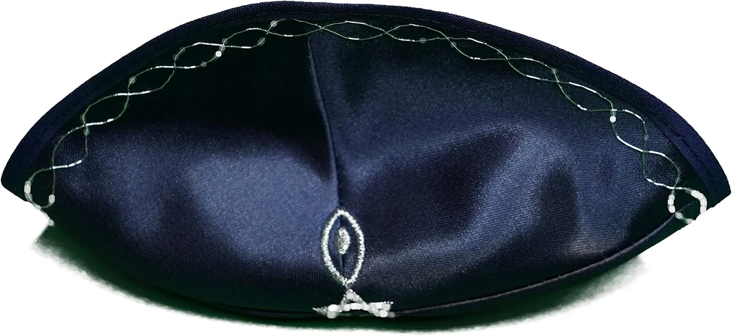 Satin Set Lot Kippah Hat for Men & Kids –Beautifully, Breathable, Comfy, Soft, Yamaka Kippa