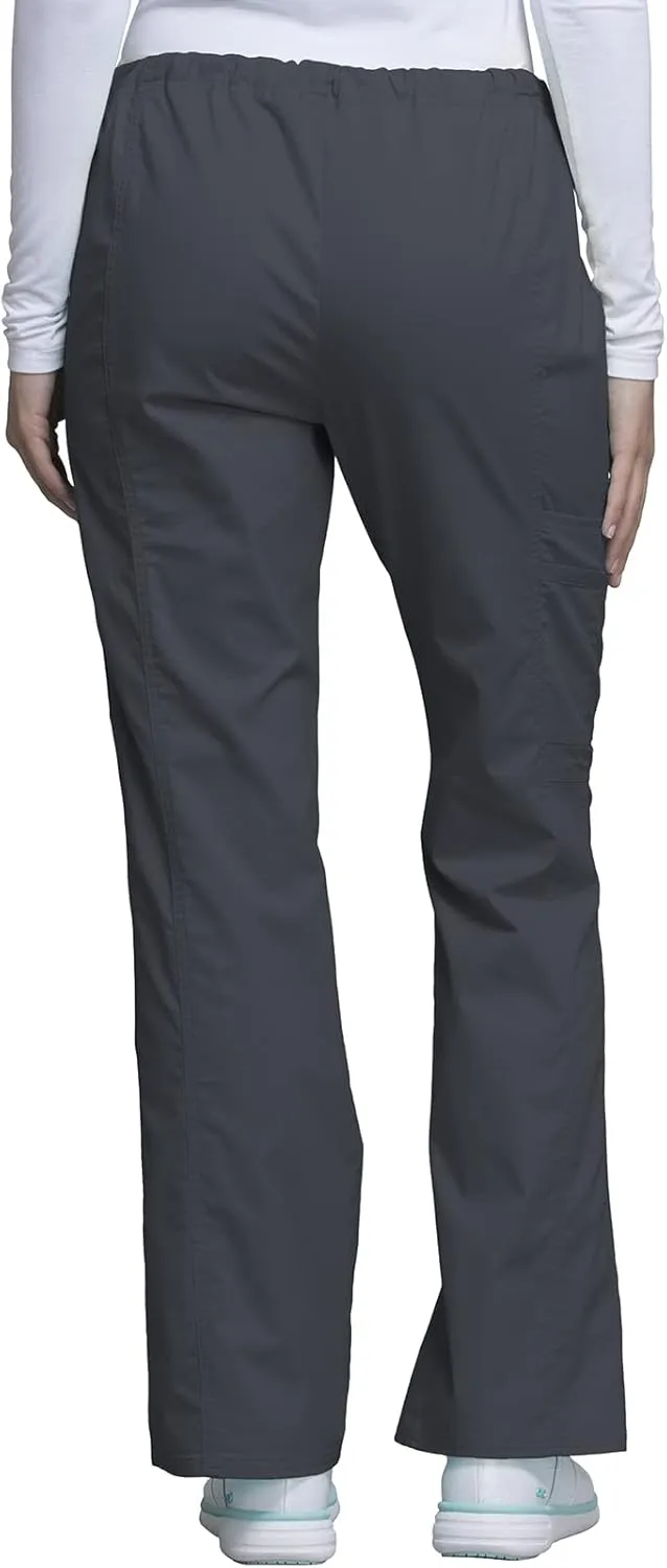 Scrubs for Women Workwear Core Stretch Drawstring Cargo Scrub Pants 4044