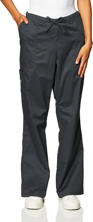 Scrubs for Women Workwear Core Stretch Drawstring Cargo Scrub Pants 4044