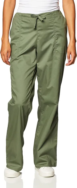 Scrubs for Women Workwear Core Stretch Drawstring Cargo Scrub Pants 4044