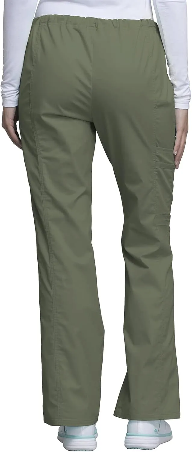 Scrubs for Women Workwear Core Stretch Drawstring Cargo Scrub Pants 4044