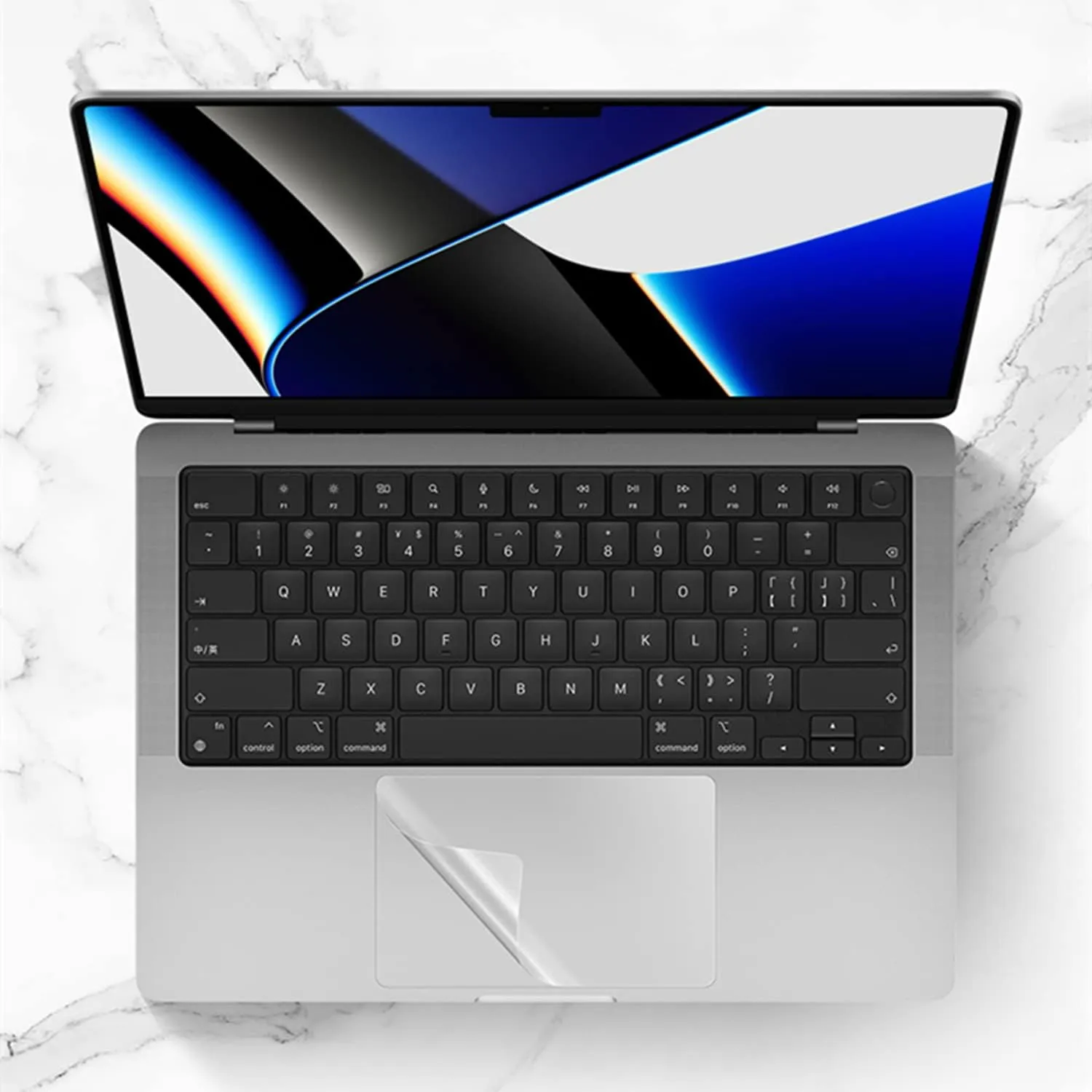 Se7enline Compatible with MacBook 16 inch Case Model A2485 A2780 A2991 A3403 for 2021/2022/2023/2024 16-inch M4 M3 M2 M1Hard Shell Case&Keyboard Cover&Track Pad Protector, Afterglow Spindrift