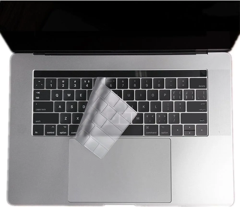 Se7enline Compatible with MacBook Pro Case 15 inch A1707/A1990 Soft-Touch Hard Cover 2016-2018 for Mac Pro 15 with Touch Bar&Sleeve Bag&Keyboard Cover Skin&Screen Protector&Dust Plug Set, Rose Gold
