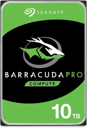 Seagate BarraCuda Pro 10TB Internal Hard Drive Performance HDD – 3.5 Inch SATA 6 Gb/s 7200 RPM 256MB Cache for Computer Desktop PC Laptop, Data Recovery – Frustration Free Packaging (ST10000DM0004)