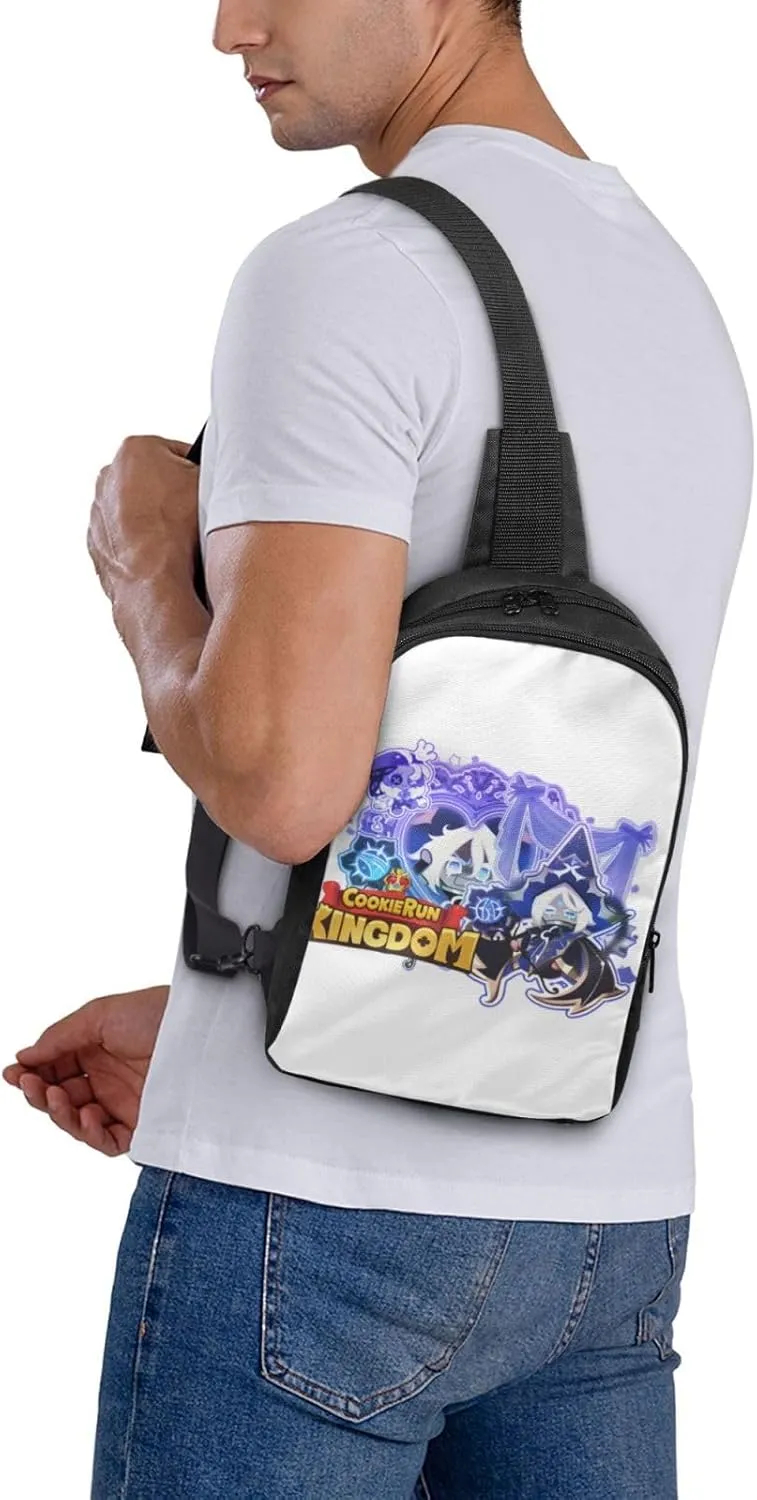 Shadow Milk Cookie Cartoon Print Children'S Sports Casual Fashion Crossbody Bag, Chest Bag