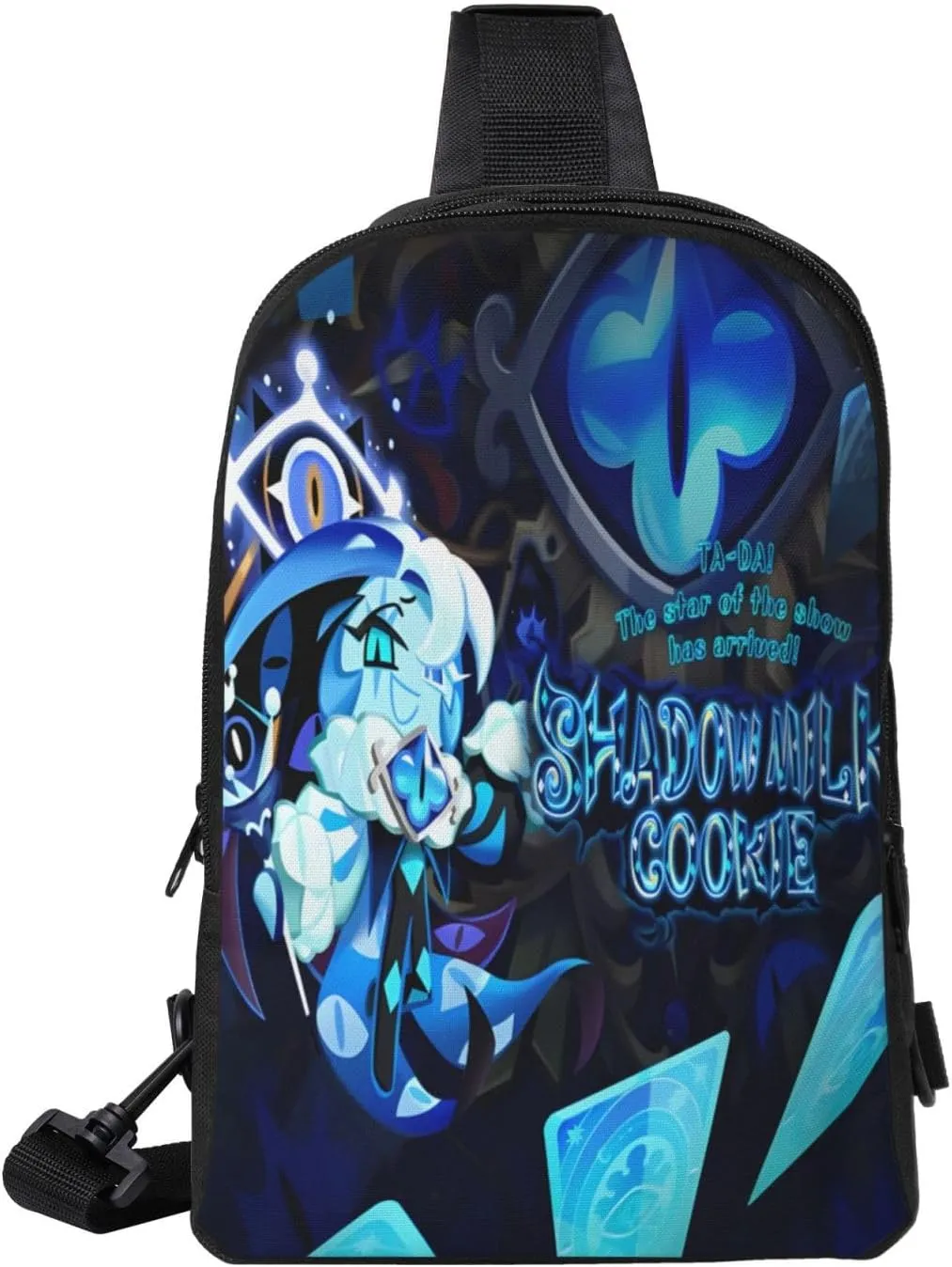 Shadow Milk Cookie Cartoon Print Children'S Sports Casual Fashion Crossbody Bag, Chest Bag